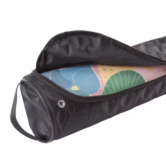 Tappetino da allenamento con cerniera intera con borsa da yoga OEM impermeabile