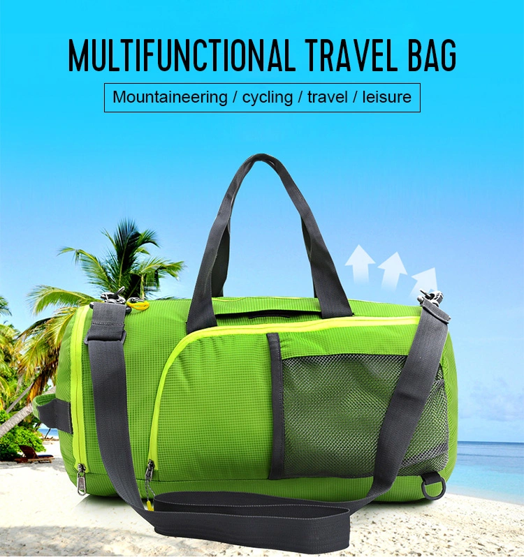 Multifunctional Waterproof Folding Bag Travel Backpack Fitness Yoga Bag