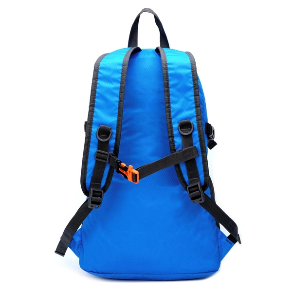 Large Capacity Multi-Pocket Blue Backpack for Cycling Hiking