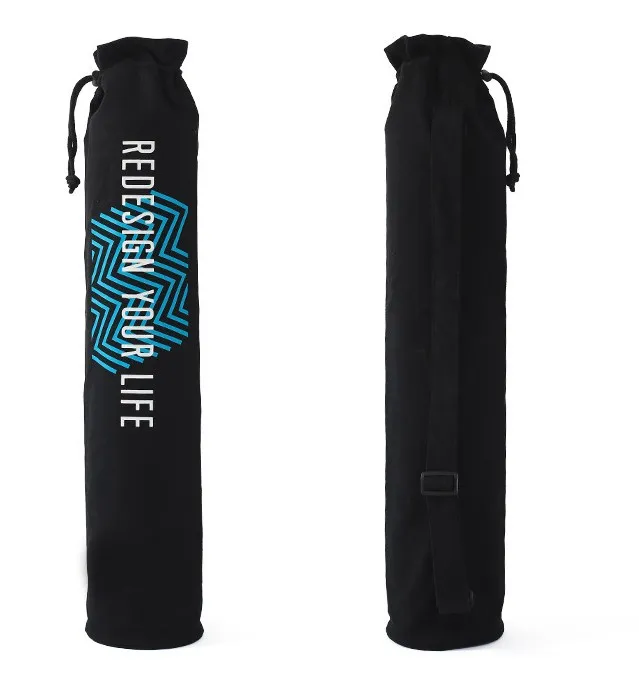Borsa da yoga in tela per sport all'aperto portatile femminile per riporre il tappetino da yoga