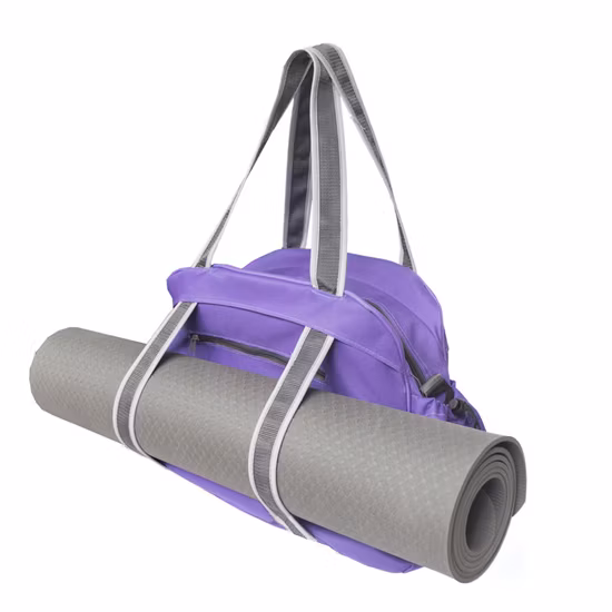 Borsa da trasporto per tappetino yoga di grande capacità e multiuso con tracolla regolabile